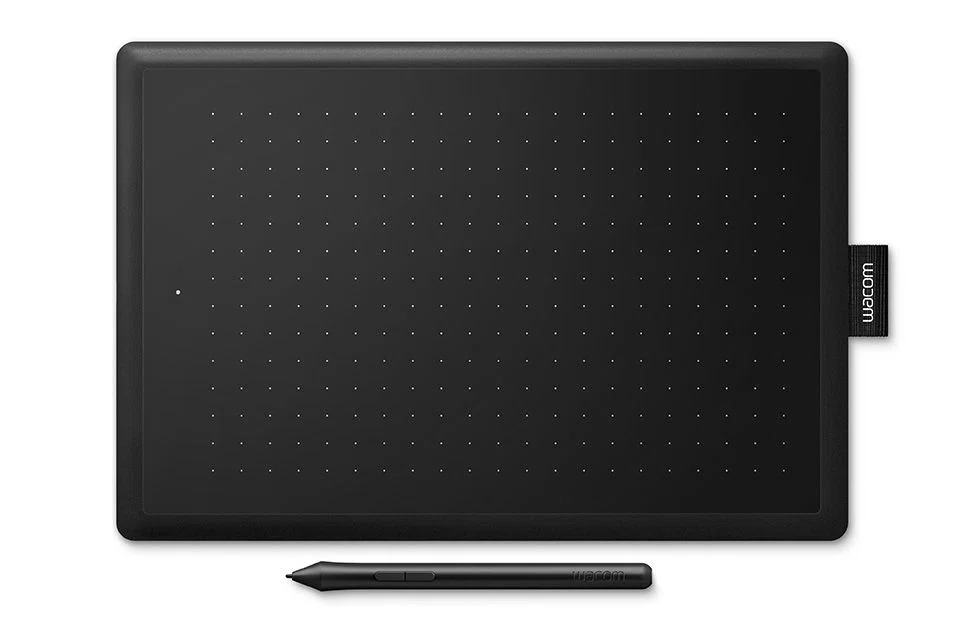 Wacom One Medium digitalizáló tábla Black/Red - 3. kép