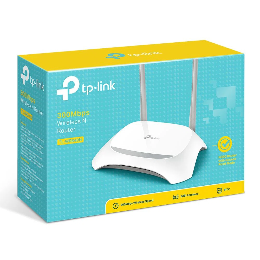 TP-LINK Wireless Router N-es 300Mbps 1xWAN(100Mbps) + 4xLAN(100Mbps), TL-WR840N - 4. kép