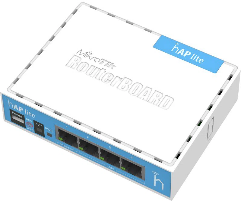 MIKROTIK Wireless Router RouterBOARD 2,4GHz, 4x100Mbps, 300Mbps, Asztali - RB941-2ND