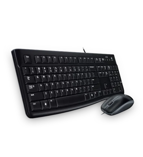 LOGITECH Billentyűzet + egér - MK120 Vezetékes Combo USB, HUN