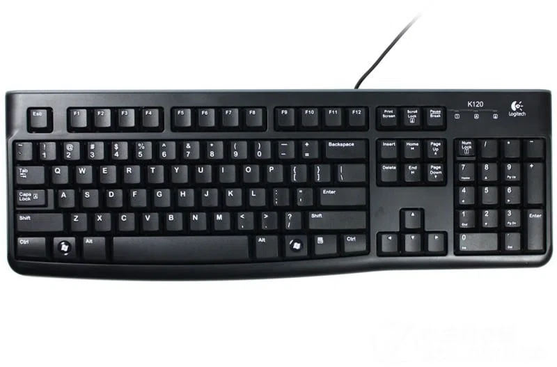 LOGITECH Billentyűzet - K120 Vezetékes USB, US