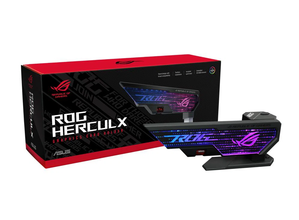 Asus ROG XH01 Herculx Graphics Card Holder Black - 5. kép