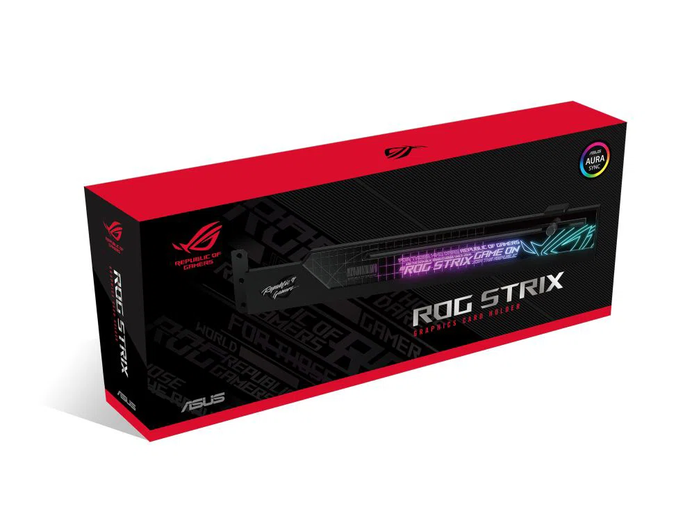 Asus ROG Strix Graphics Card Holder Black - 11. kép