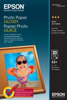 Epson Photo Paper Glossy A3+ 20 lap