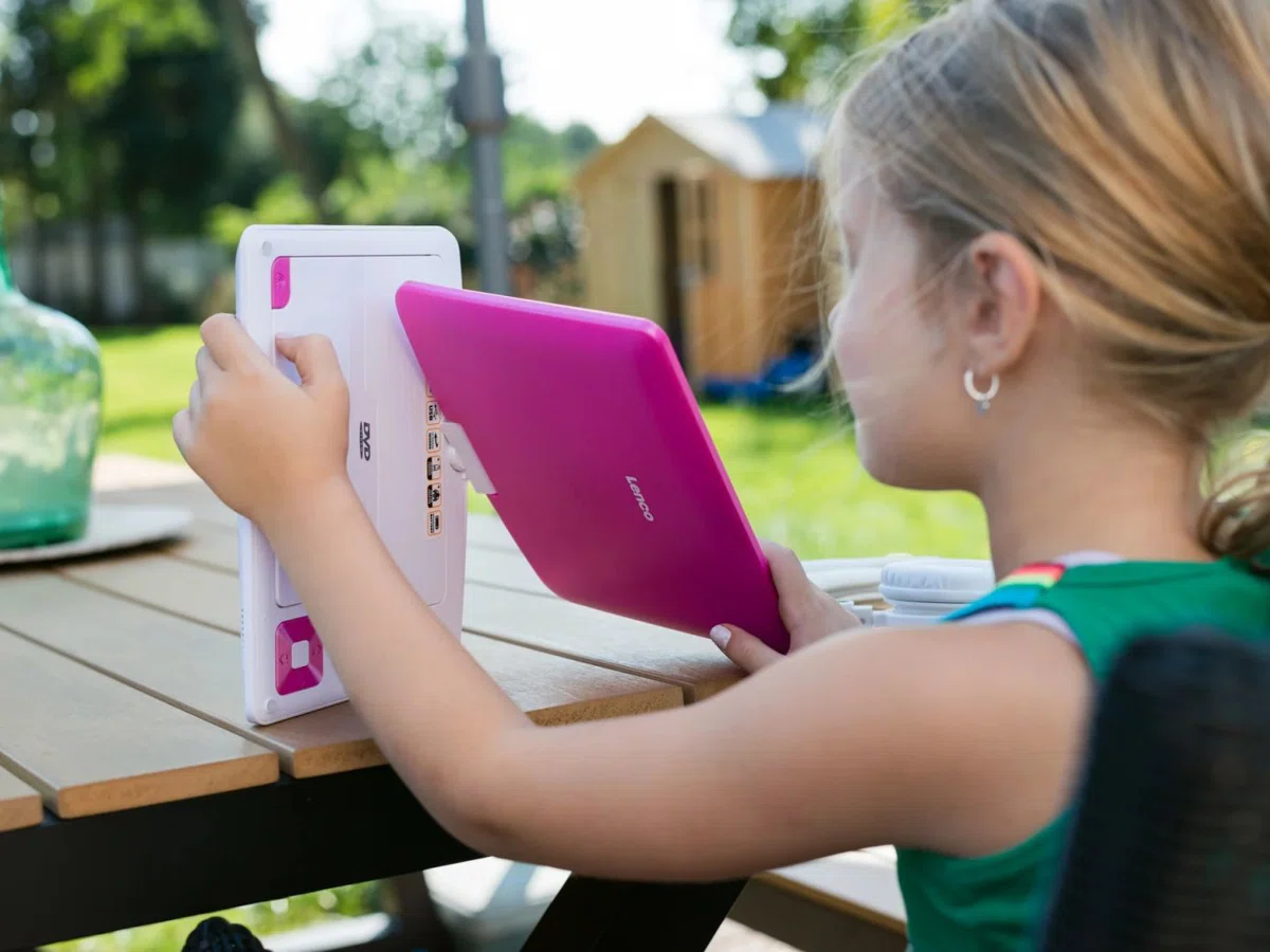 Lenco DVP-910 Hordozható DVD Lejátszó Pink - 6. kép