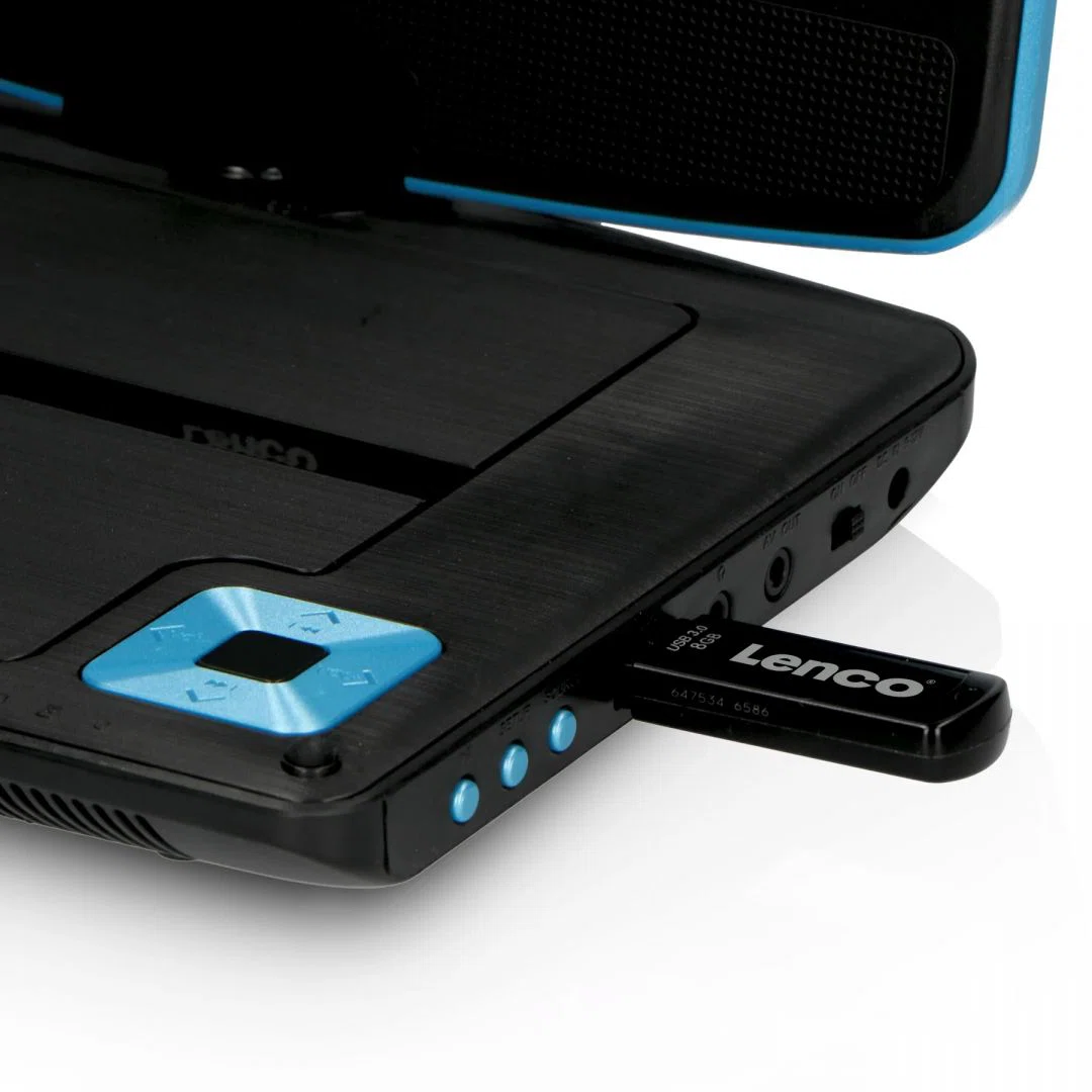 Lenco DVP-910 Hordozható DVD Lejátszó Blue - 2. kép