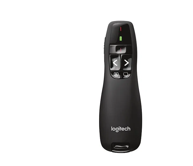 Logitech R400 Laser Presentation Remote Wireless Presenter Red Laser Black - 2. kép
