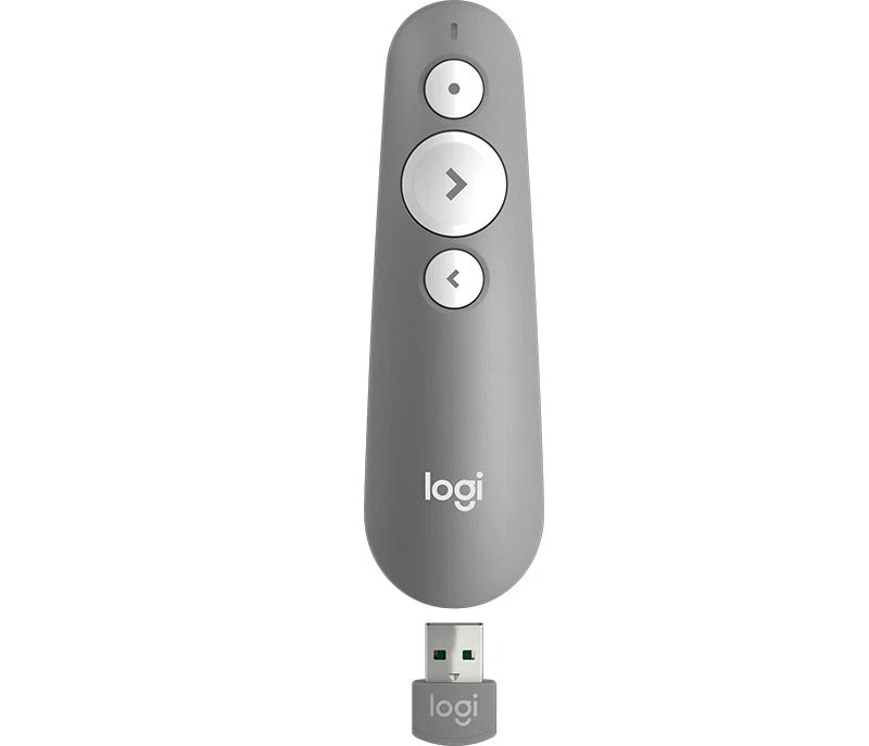 Logitech R500 Laser Presentation Remote Wireless Presenter Red Laser Grey - 4. kép