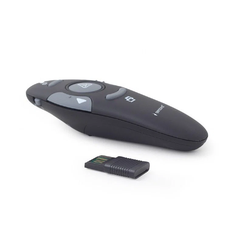 Gembird WP-L-01 Wireless Presenter Red Laser Black - 3. kép