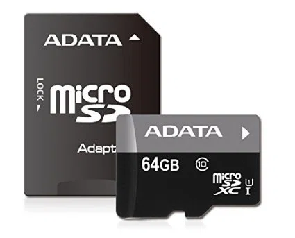 ADATA Memóriakártya MicroSDXC 64GB + Adapter UHS-I CL10 (50/10)