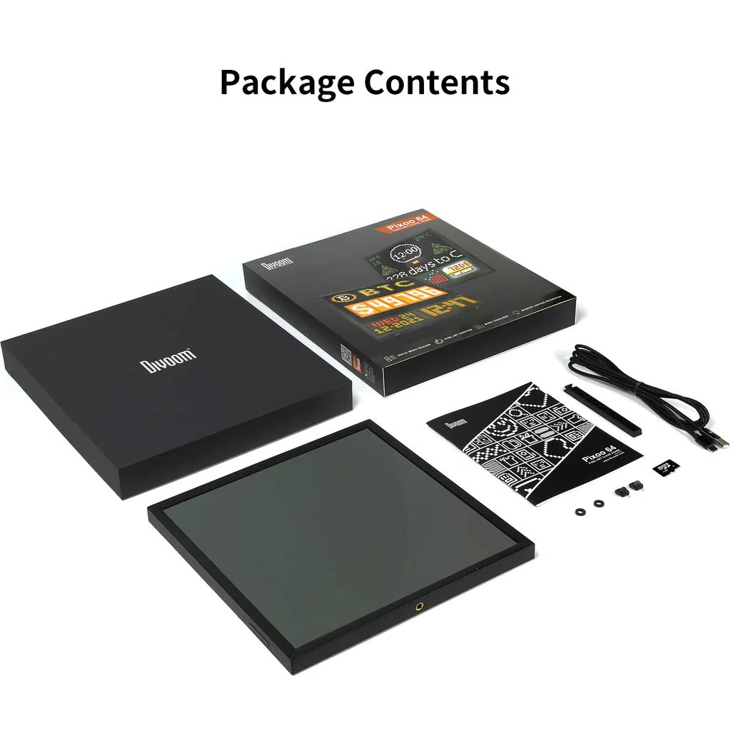 Divoom PIXOO-64 Black - 5. kép