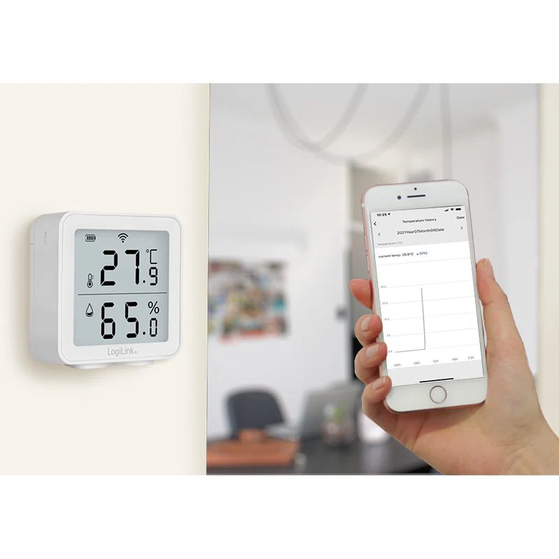 Logilink SC0116 Wi-Fi Smart Időjárás Állomás White - 6. kép
