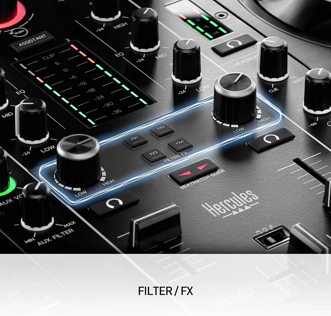 Hercules DJControl Inpulse 500 Keverőpult Black - 5. kép