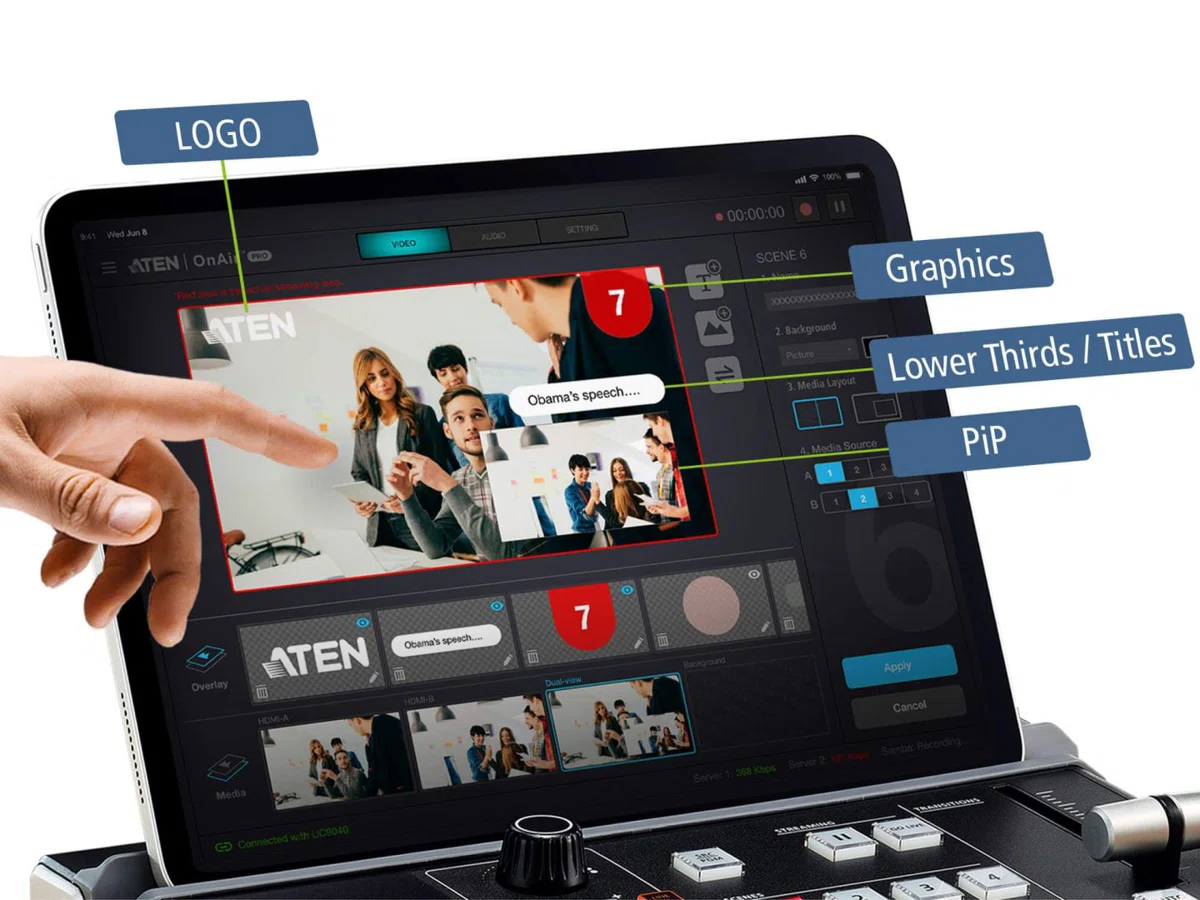 ATEN StreamLIVE PRO Multi-Channel - 5. kép