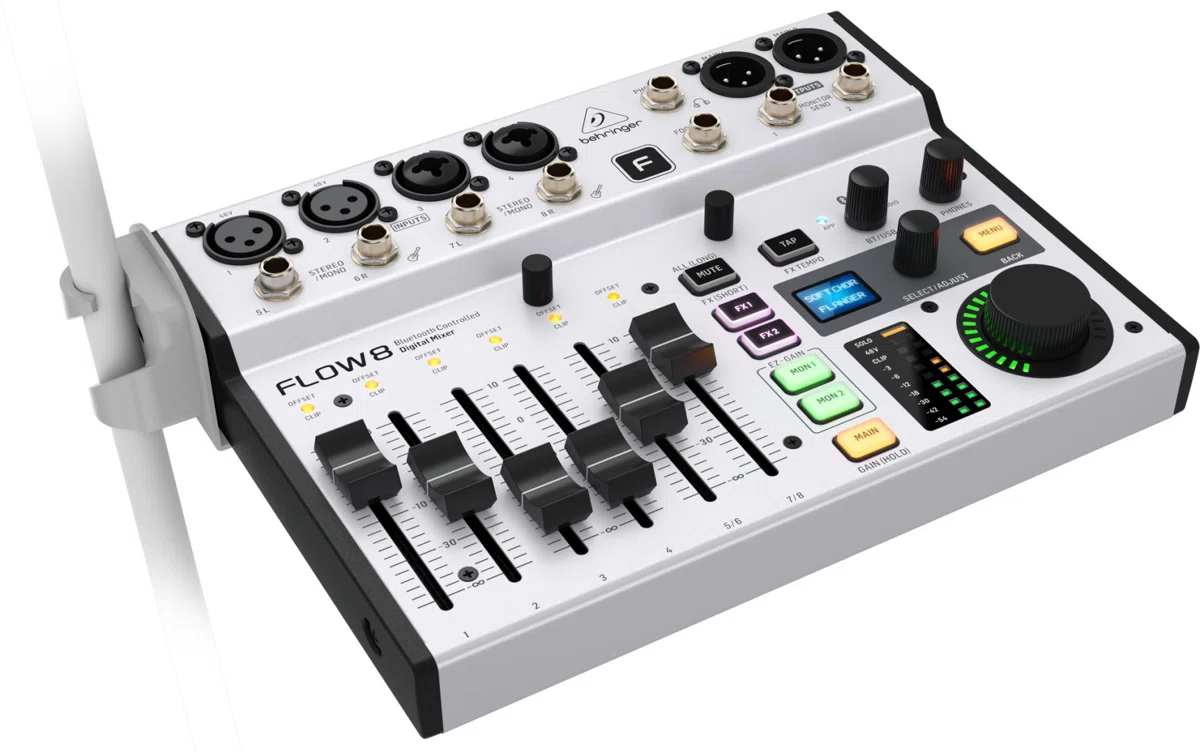 Behringer FLOW 8 Keverőpult Silver - 6. kép