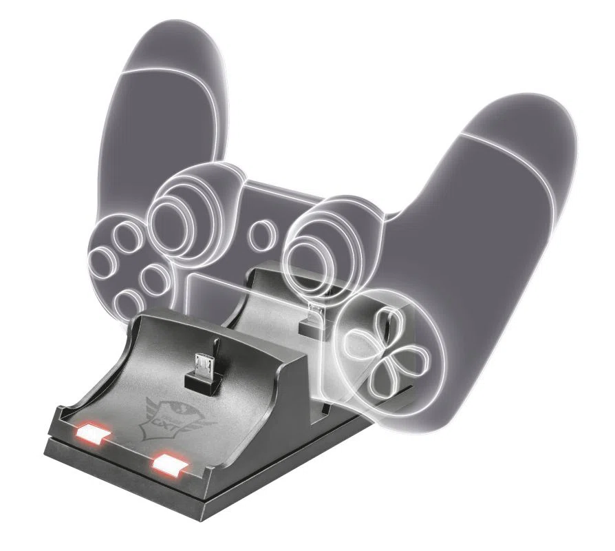 TRUST Duo dokkoló PS4-hez 21681 (GXT 235 Duo Charging Dock for PS4) - 3. kép