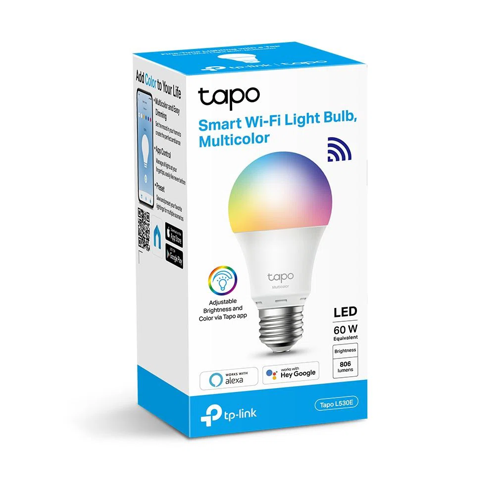 TP-Link Tapo L530E Smart Wi-Fi Light Bulb Multicolor (2-pack) - 2. kép
