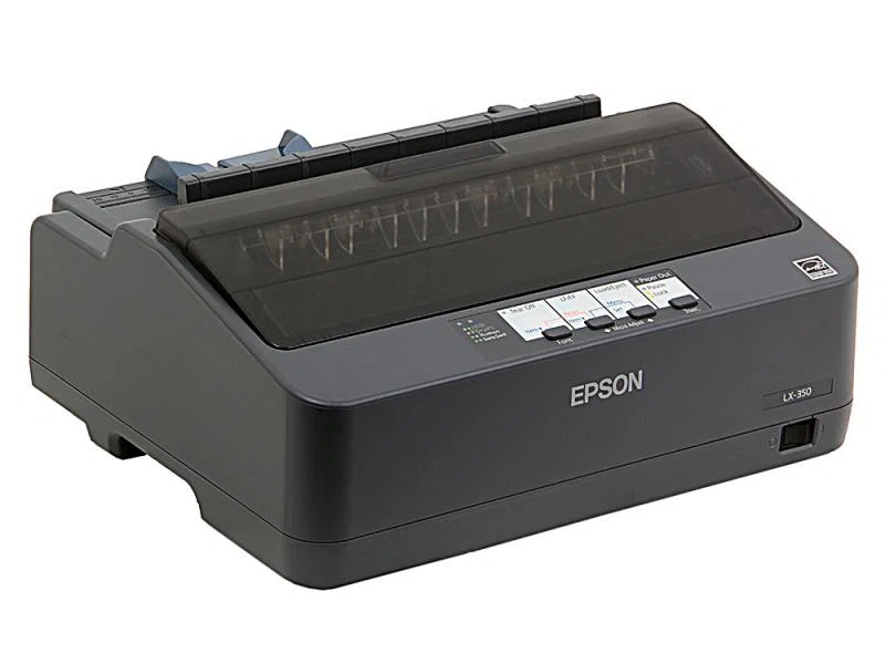EPSON Mátrixnyomtató - LX-350 (Mechanikus pontmátrix, A4, 9 tű, 347 karakter/s, USB/RS-232)