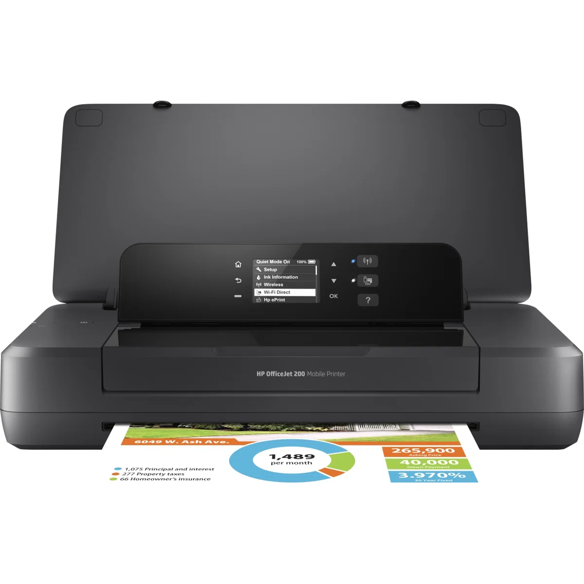 HP Officejet 200 Mobile Wireless Tintasugaras Nyomtató
