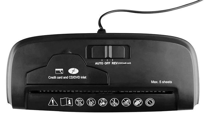 MEDIA-TECH Iratmegsemmisítő SHREDDER V3.0 - 4. kép