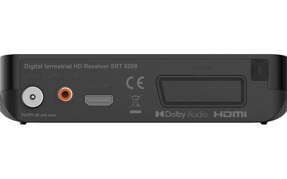 Strong SRT8208 digitális földfelszini DBV/T2 vevő - 3. kép