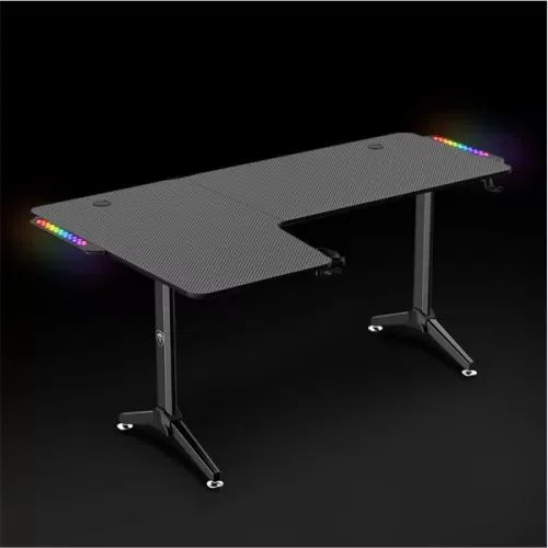 Spirit Of Gamer Headquarter 600 L Gaming Desk Black - 3. kép