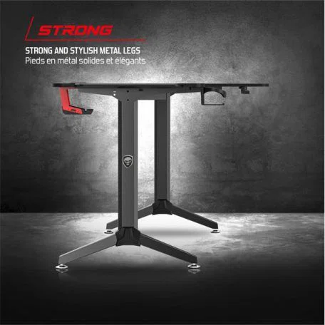 Spirit Of Gamer Headquarter 600 R Gaming Desk Black - 8. kép