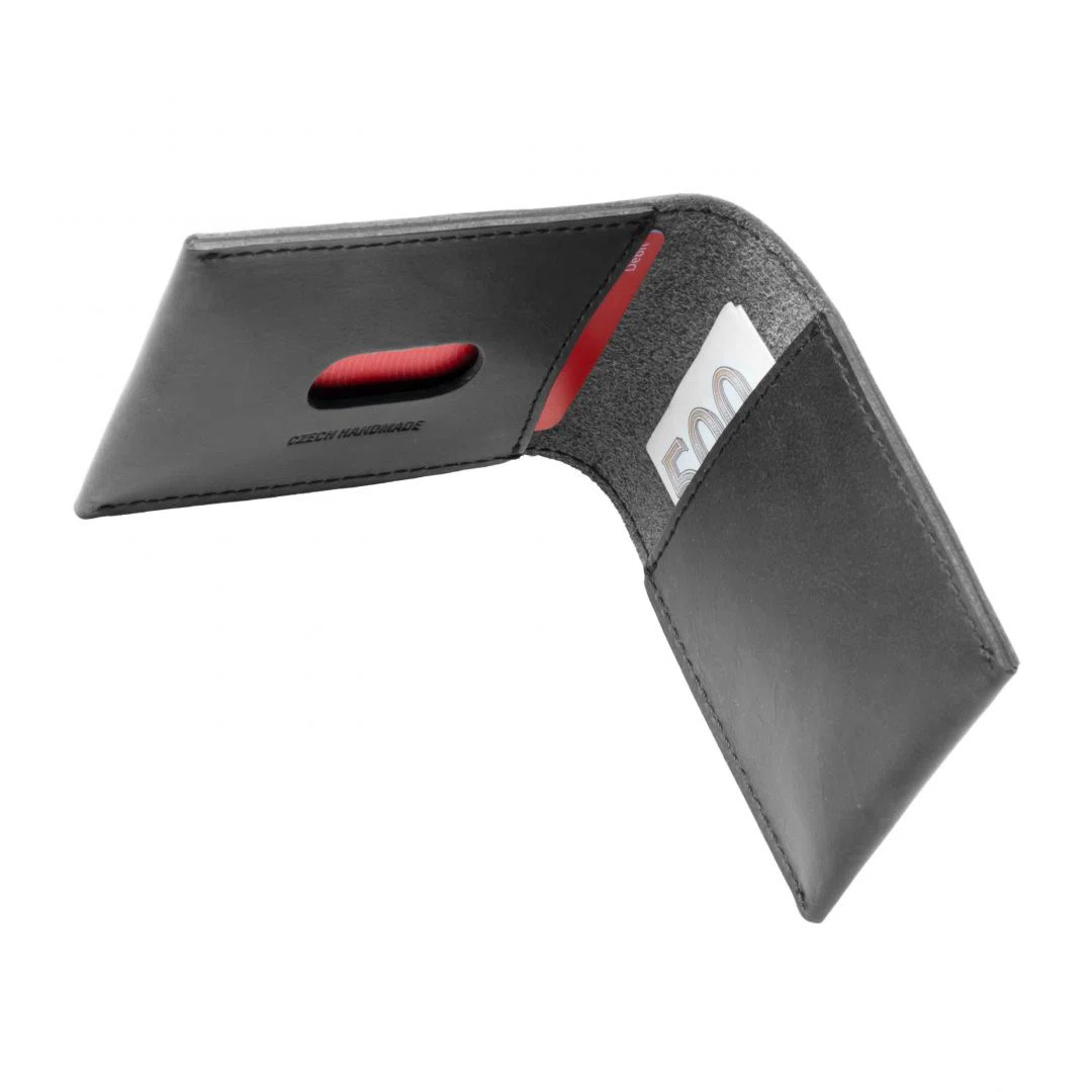 FIXED valódi bőr pénztárca, fekete - 6. kép