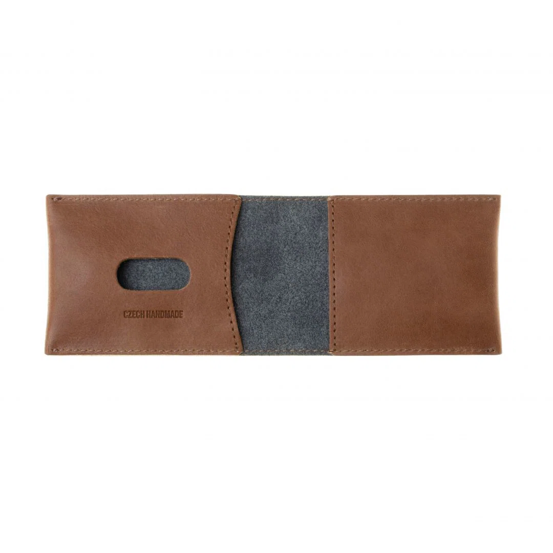 FIXED valódi bőr pénztárca, barna - 3. kép