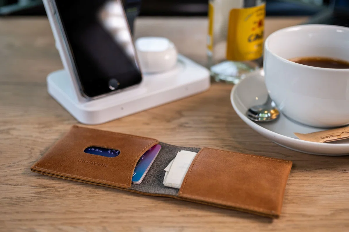 FIXED valódi bőr pénztárca, barna - 7. kép