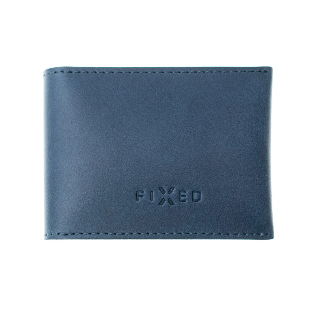 FIXED valódi bőr pénztárca, kék - 3. kép