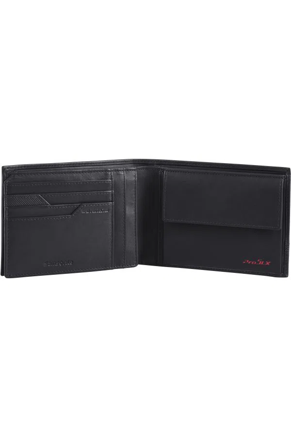 SAMSONITE BŐR Pénztárca 120632-1041, 007---b-7cc-vfl-c-2c-w-- (BLACK) -PRO-DLX 5 SLG - 2. kép