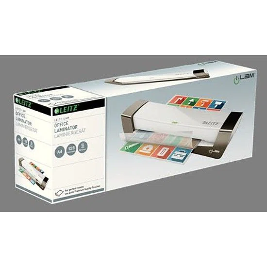 LEITZ  Laminálógép, A3, 80-125 mikron, "iLam Office", ezüst