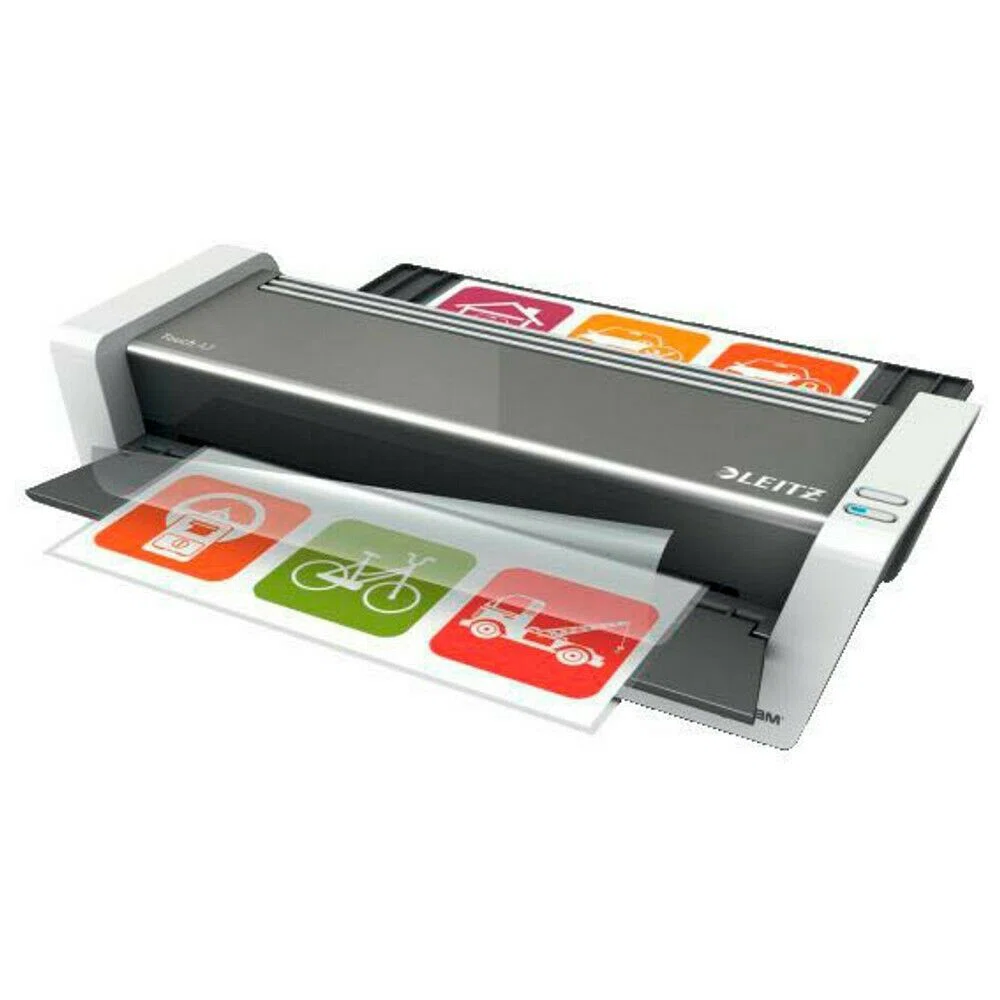 LEITZ Laminálógép, A3, 80-250 mikron, "iLAM Touch 2", fehér-antracit - 2. kép