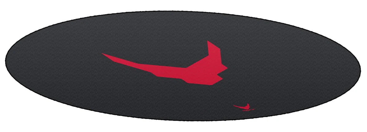 Platinet Omega Varr Floor Mat Pro Gaming Szőnyeg Black/Red - 2. kép