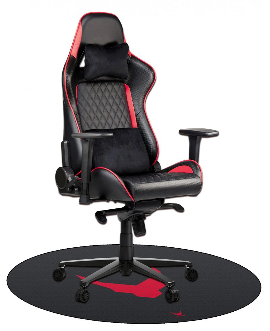 Platinet Omega Varr Floor Mat Pro Gaming Szőnyeg Black/Red - 5. kép