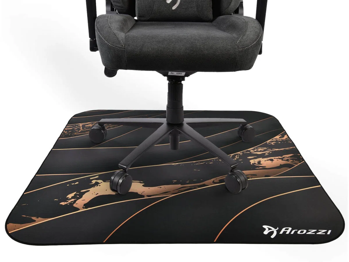 Arozzi Zona Quattro Floor Pad Gaming Szőnyeg Black/Gold - 3. kép