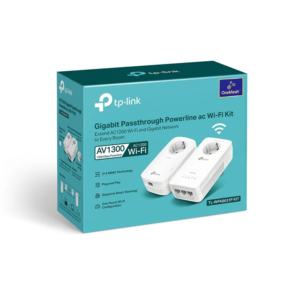 TP-Link TL-WPA8631P KIT AV1300 Gigabit Passthrough Powerline Adapter Kit - 3. kép