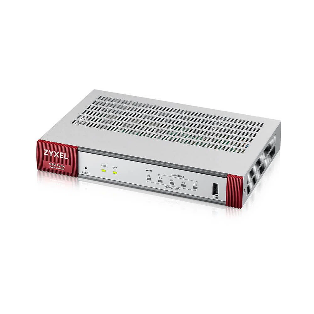 ZYXEL Tűzfal 1xWAN(1000Mbps) 4xLAN/DMZ(1000Mbps) 1xPOE+, 1xUSB 3.0 + 1év Entry Defense Pack, USGFLEX50HP-EU0101F - 2. kép