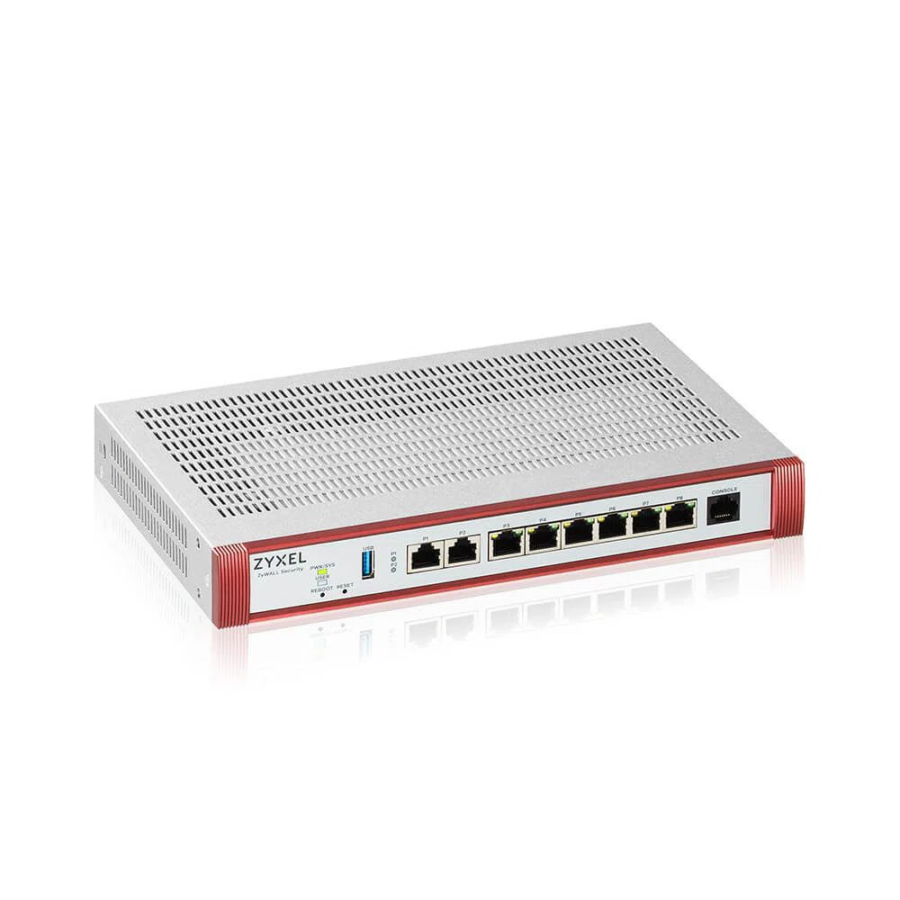 ZYXEL Tűztfal 1x2.5-GbE port + 6x1-GbE +1xPOE+ 1xUSB 3.0 + 1konzol port, USGFLEX200HP-EU0101F - 2. kép