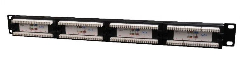 Gembird 24-port Patch Panel 1U Black - 2. kép