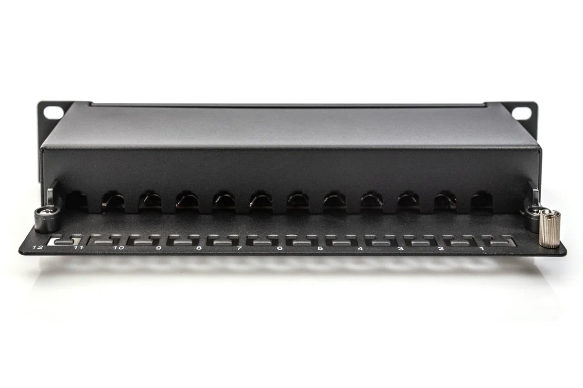 Digitus 12-port Patch Panel 1U Black - 3. kép