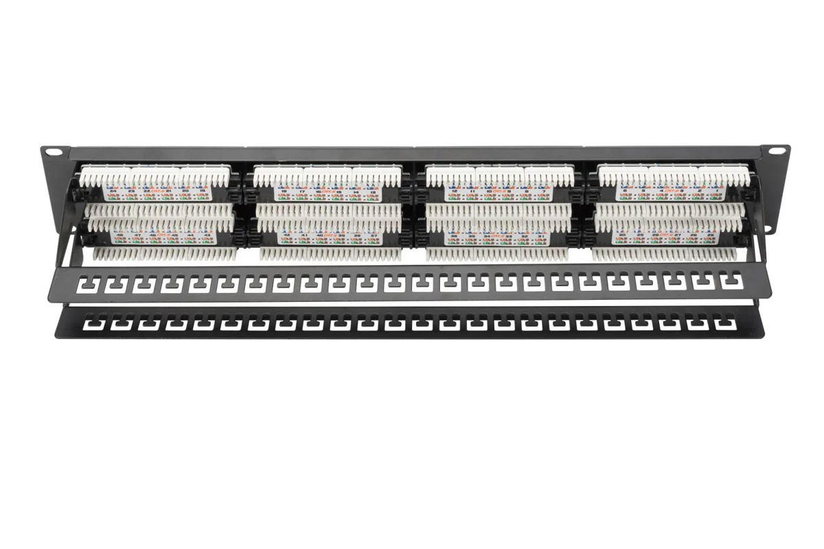 Digitus 48-port Patch Panel 2U Black - 2. kép