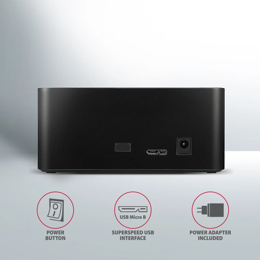 AXAGON ADSA-SN SuperSpeed USB Compact HDD dokkoló állomás - 7. kép