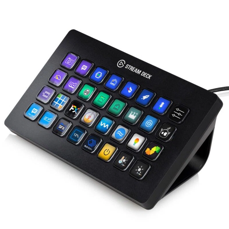 CORSAIR ELGATO STREAM DECK XL, 32 Testreszabható LCD Billentyű, fekete
