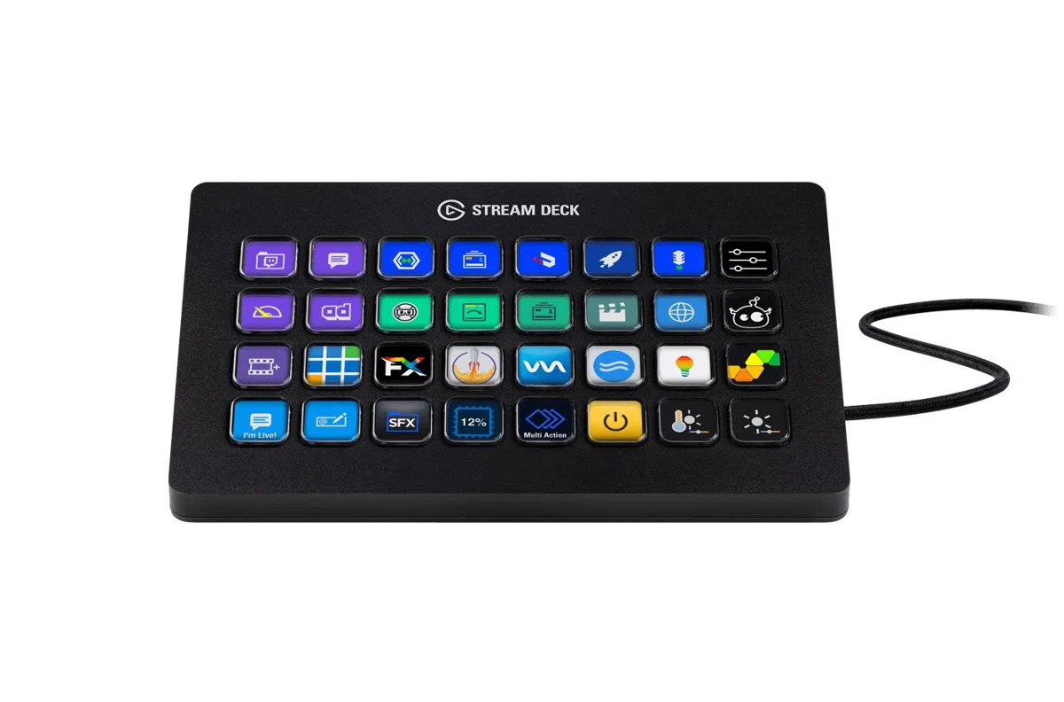 CORSAIR ELGATO STREAM DECK XL, 32 Testreszabható LCD Billentyű, fekete - 2. kép