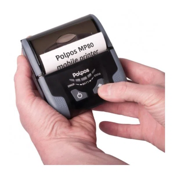 POLPOS MP80 bluetooth mobil blokk- és számlanyomtató 80mm széles nyomtatással - 5. kép
