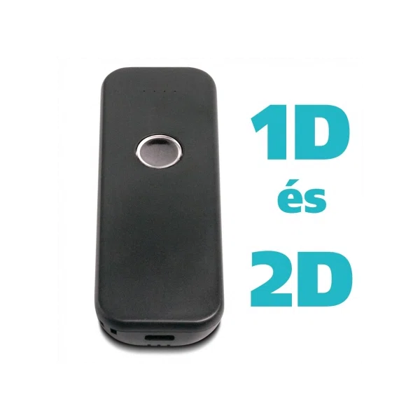 POLPOS PS-320BT kisméretű, hordozható CMOS képérzékelővel ellátott szkenner, 1D&2D olvasás