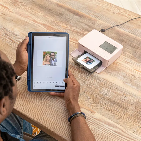 CANON Hőszublimációs fotónyomtató SELPHY CP1500, USB/WiFi/SD,  300x300 dpi, 3.2" LCD, Pink - 8. kép