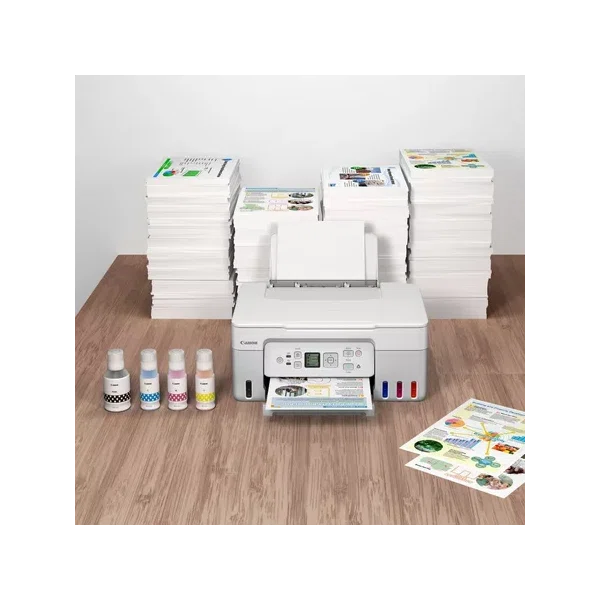 CANON Tintasugaras MFP 3in1 PIXMA MEGATANK G3470 WHITE, A4, FF 11 k/p, SZ 6 k/p, 4800x1200dpi, USB/WiFi - 4. kép